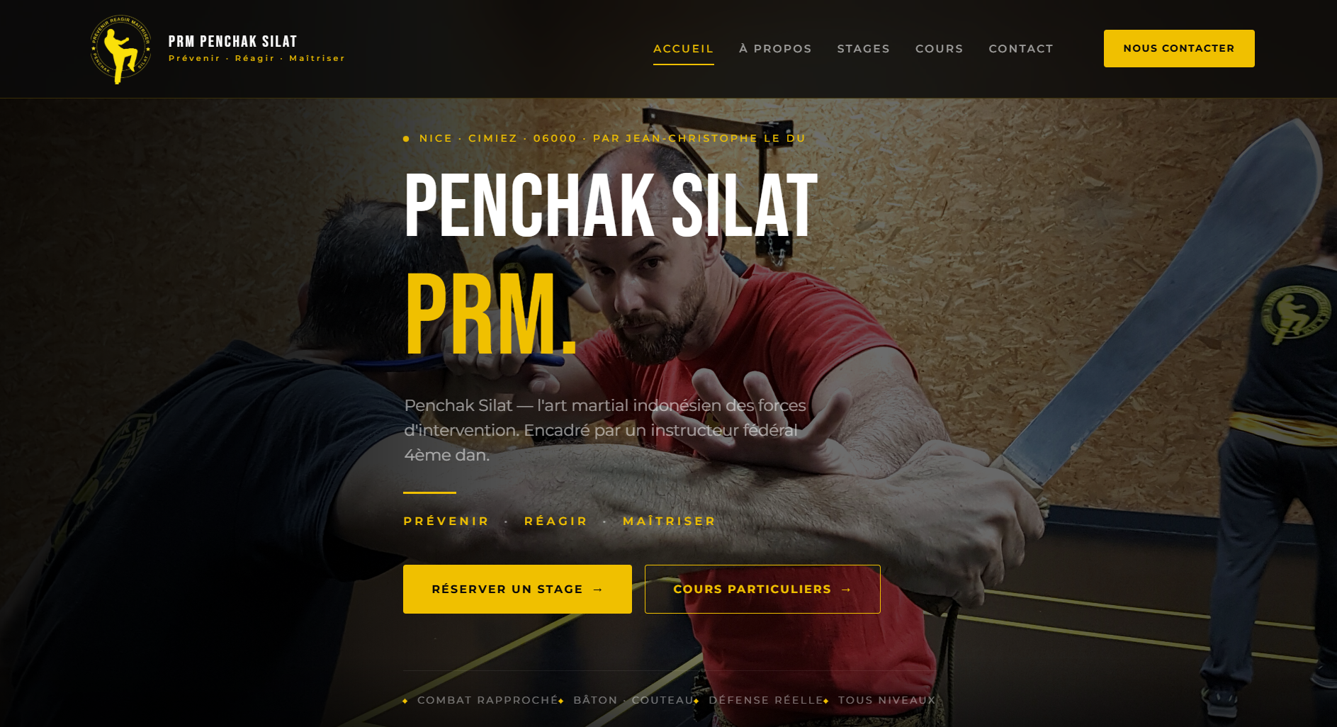 Site du club PRM Penchak Silat Nice